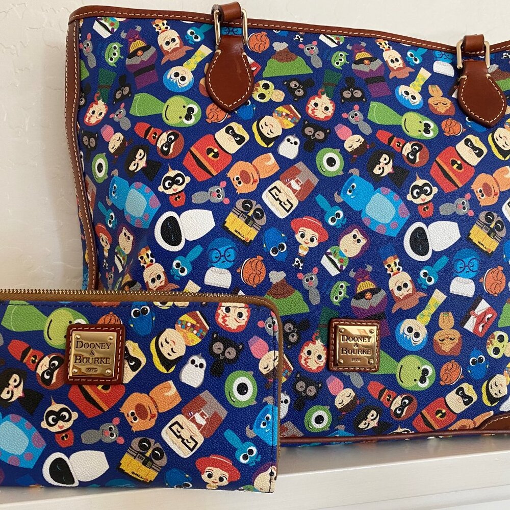 Pixar Shopping Tote and Wallet by Dooney & Bourke